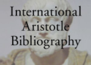Cover The International Aristotle Bibliography