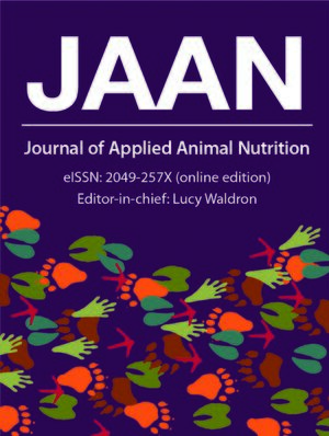 Cover Journal of Applied Animal Nutrition