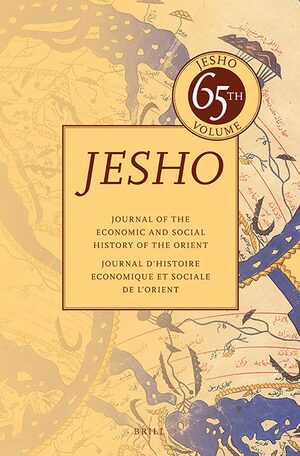 Cover Journal of the Economic and Social History of the Orient