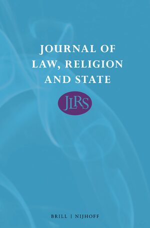 Cover Journal of Law, Religion and State