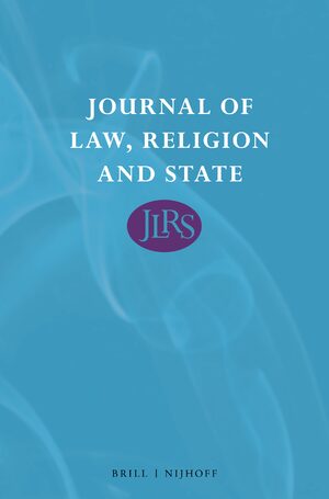 Cover Journal of Law, Religion and State