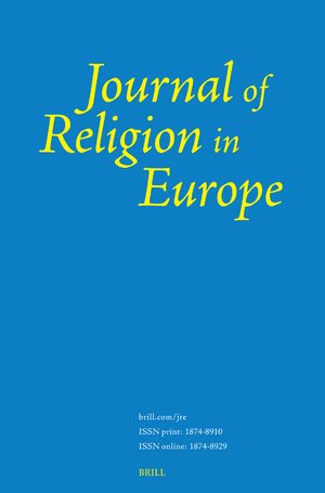Cover Journal of Religion in Europe