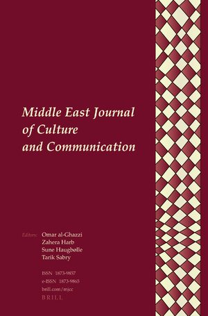 Cover Middle East Journal of Culture and Communication