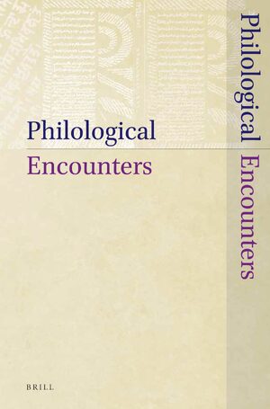 Cover Philological Encounters