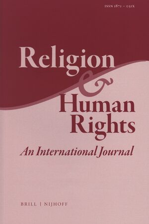 Cover Religion & Human Rights