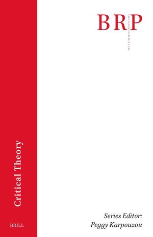 Cover Brill Research Perspectives in Critical Theory