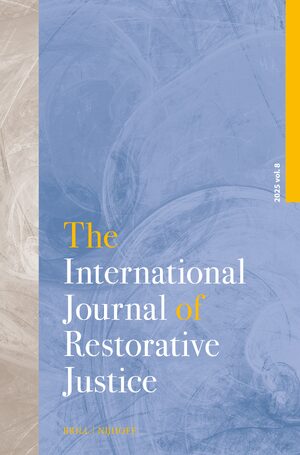 Cover The International Journal of Restorative Justice