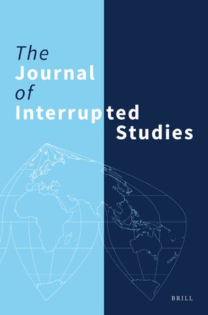 Cover The Journal of Interrupted Studies
