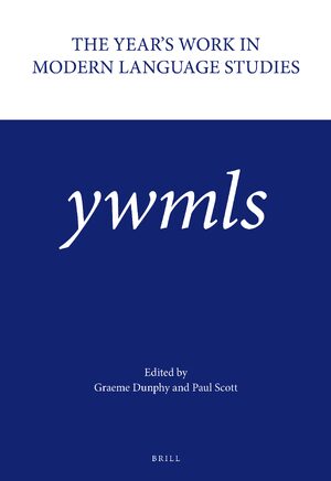 Cover The Yearâs Work in Modern Language Studies