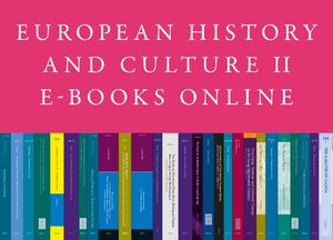 Cover European History and Culture E-Books Online, Collection 2018-II