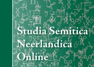 Cover Studia Semitica Neerlandica Online, Supplement 2019/2020