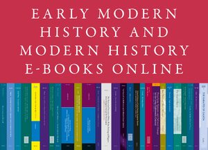Cover Early Modern History and Modern History E-Books Online, Collection 2022