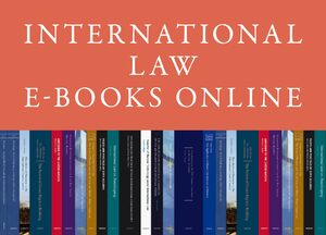 Cover International Law E-Books Online, Collection 2023