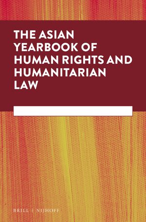 Cover The Asian Yearbook of Human Rights and Humanitarian Law