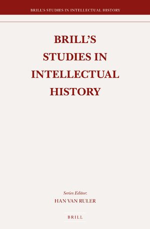 Cover Brill's Studies in Intellectual History
