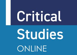 Cover Critical Studies Online