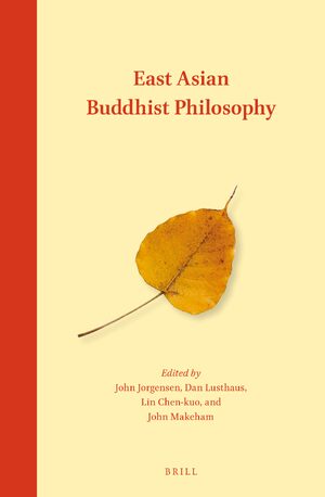 Cover East Asian Buddhist Philosophy