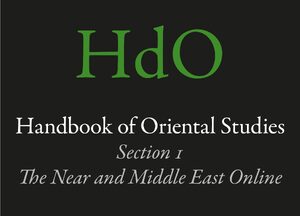 Cover Handbook of Oriental Studies. Section 1: The Near and Middle East Online