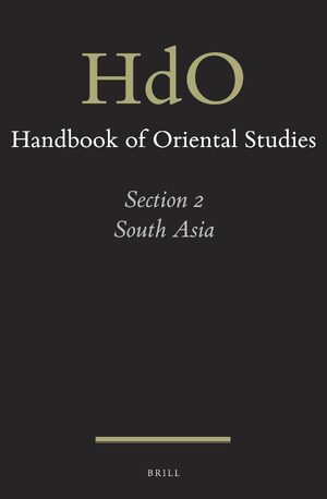 Cover Handbook of Oriental Studies. Section 2 South Asia