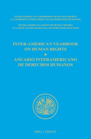 Cover Inter-American Yearbook on Human Rights / Anuario Interamericano de Derechos Humanos