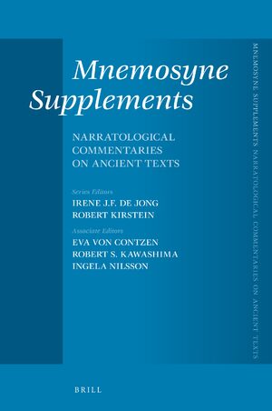 Cover Brill's Narratological Commentaries on Ancient Texts