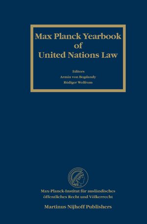 Cover Max Planck Yearbook of United Nations Law