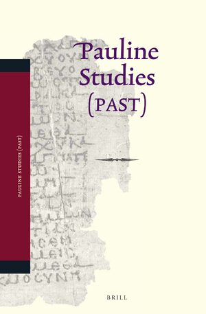 Cover Pauline Studies