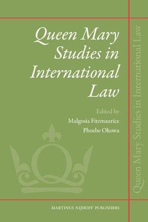 Cover Queen Mary Studies in International Law