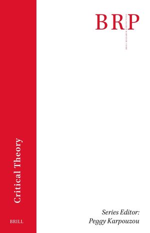 Cover Brill Research Perspectives in Critical Theory