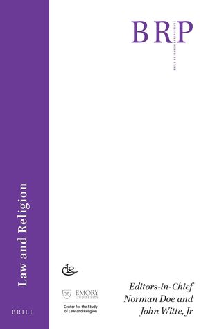 Cover Brill Research Perspectives in Law and Religion