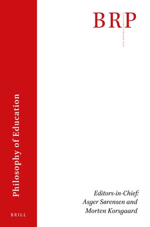 Cover Brill Research Perspectives in Philosophy of Education