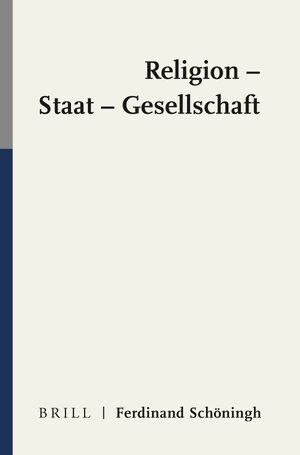 Cover Religion - Staat - Gesellschaft