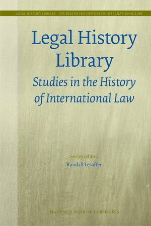 Cover Studies in the History of International Law