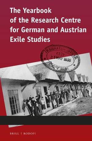Cover Yearbook of the Research Centre for German and Austrian Exile Studies