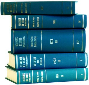 Cover Recueil des cours, Collected Courses, Tome/Volume 24 (1928)