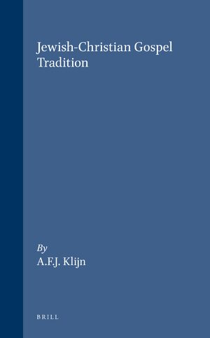 Cover Jewish-Christian Gospel Tradition