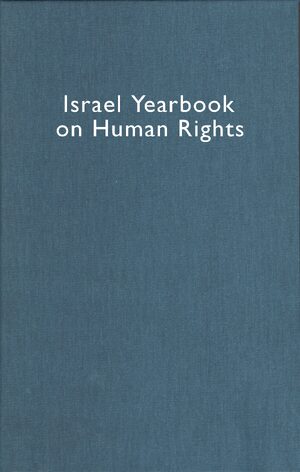 Cover Israel Yearbook on Human Rights, Volume 30 (2000)