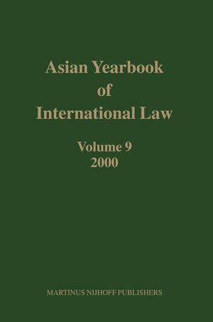 Cover Asian Yearbook of International Law, Volume 9 (2000)