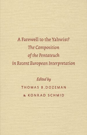 Cover A Farewell to the Yahwist?
