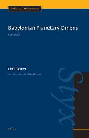 Cover Babylonian Planetary Omens: Part Four