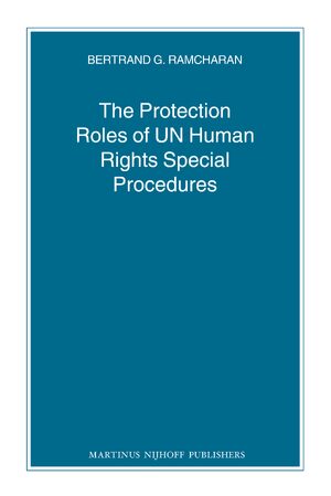 Cover The Protection Roles of UN Human Rights Special Procedures
