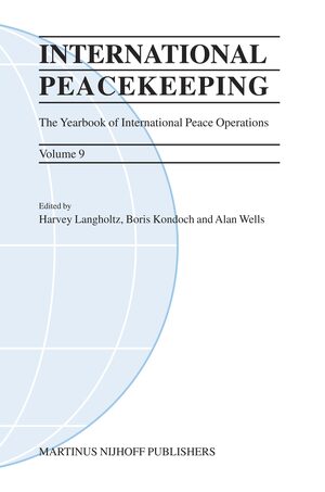 Cover International Peacekeeping: The Yearbook of International Peace Operations