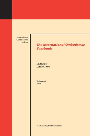 Cover The International Ombudsman Yearbook, Volume 6 (2002)