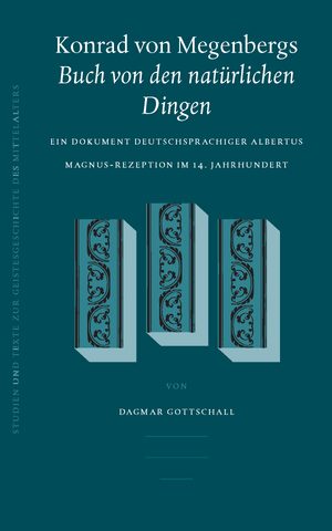 Cover Konrad von Megenbergs <i>Buch von den natÃ¼rlichen Dingen</i>