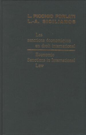 Cover Economic Sanctions in International Law / Les sanctions économiques en droit international