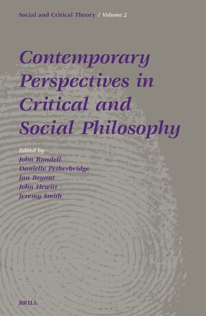 Cover Contemporary Perspectives in Critical and Social Philosophy