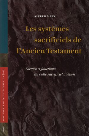 Cover Les systÃ¨mes sacrificiels de l'Ancien Testament