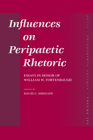 Cover Influences on Peripatetic Rhetoric