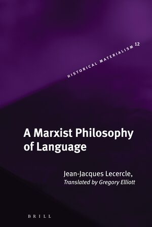 Cover A Marxist Philosophy of Language