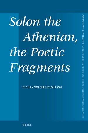 Cover Solon the Athenian, the Poetic Fragments